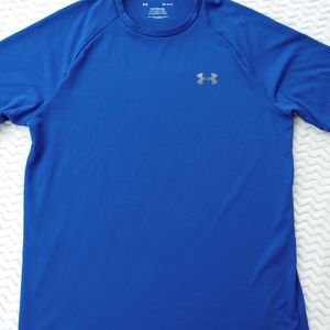 Under Armour shirt mens t-shirt royal blue medium